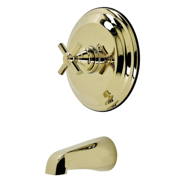 Kingston Brass Tub Faucet, 2, Wall Mount, Polished Brass KB2632EXTO - main
